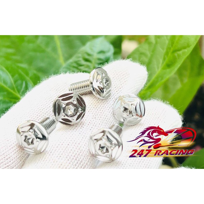 5 Ốc THÁI Salaya 6li15 inox 304 gắn Thắng Đĩa VARIO 150 , AirBlade 2020 Đúng Inox 304 Sáng bóng hàng chất lượng