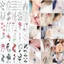 Tấm sticker dán hình xăm tạm thời họa tiết hoạt hình 3d chống thấm nước cho nam và nữ