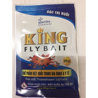 Thuốc diệt ruồi King Fly Bait 20g- Vua diệt ruồi