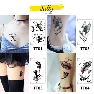 hình xăm dán tattoo thiên thần buồn giá tốt Tháng 5, 2024 | Mua ...