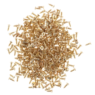 Bộ 380 ốc vít thép mạ vàng, size 2 * 6mm