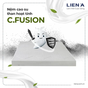 Nệm Cao Su Liên Á Ladome Grey Than Hoạt Tính