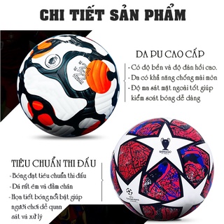 Bóng Đá Số 3 4 5, Trái Banh Da PU Cao Cấp Đủ Size Trẻ Em Người Lớn Thi Đấu Sân Cỏ Nhân Tạo & Sân Cỏ Tự Nhiên SIEU H