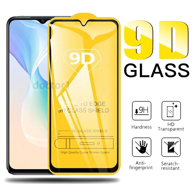 Kính cường lực 9D bảo vệ toàn màn hình dành cho VIVO Y100 Y19s Y28 Y28s Y27s Y18 Y18s Y18e Y03 Y17s Y27 Y36 Y16 Y22 Y22s Y21 Y21s Y30 Y02s Y02s Y35 Y77 Y01 Y55 Y73 Y33s Y33T Y21T Y76 T1 T1x 4G 5G
