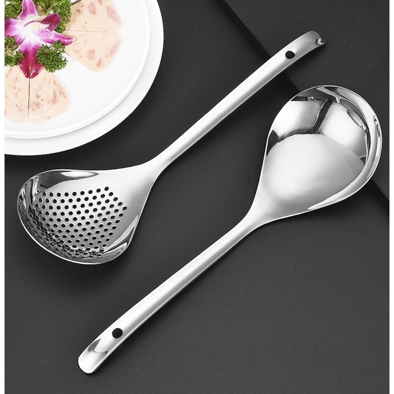Muôi múc canh inox 304 loại lớn dành cho đám tiệc 31.8cm x 9.7cm