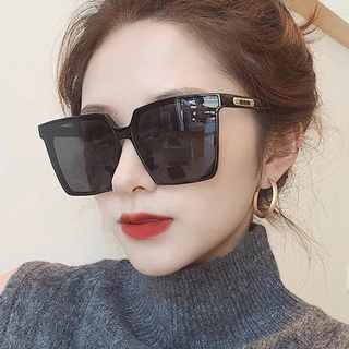 Kính Mát Gọng Vuông Lớn Chống Tia UV400 Nhiều Màu Thời Trang Unisex