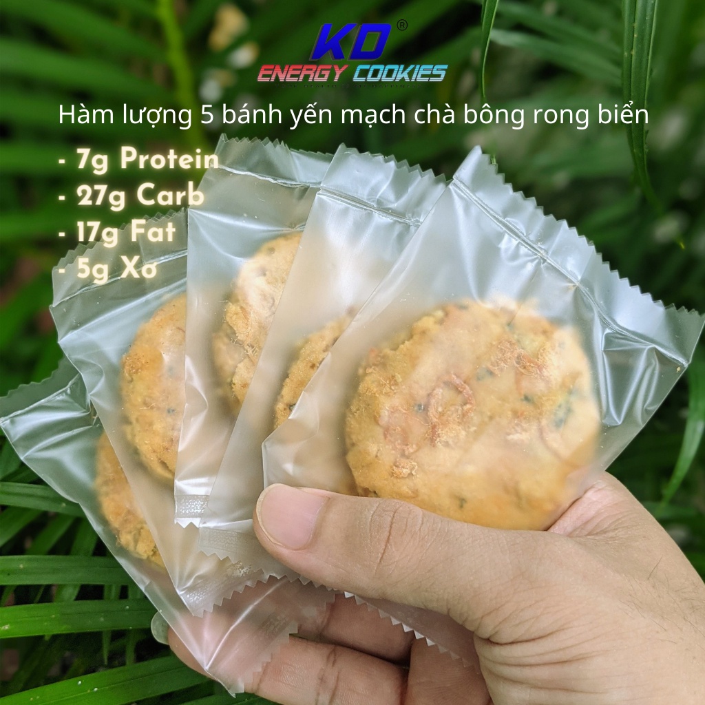 Bánh ăn kiêng túi mix 6 loại KD Shop, bánh quy hỗ trợ giảm cân 590g/ túi