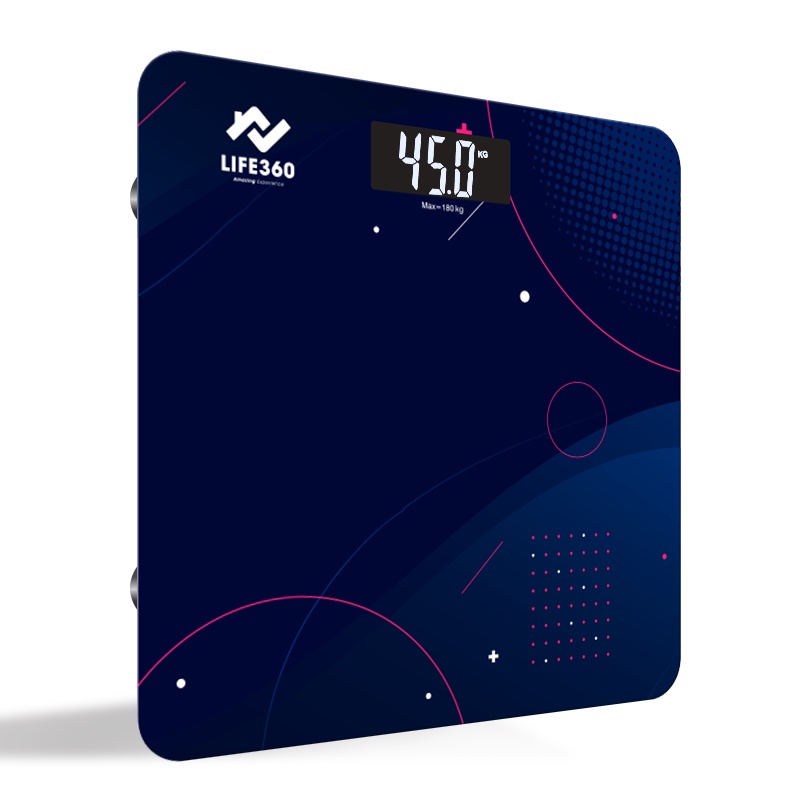 Ảnh Cân Điện Tử Sức Khỏe Life360 AL-S22F - Cân Điện Tử Thông Minh- Hàng Chính Hãng 3