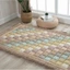 Đệm ghế quilting phong cách Hàn hoạ tiết hoa nhí vintage decor phòng cửa sổ thảm lót sàn gỗ cotton lenhome retro kiểu âu