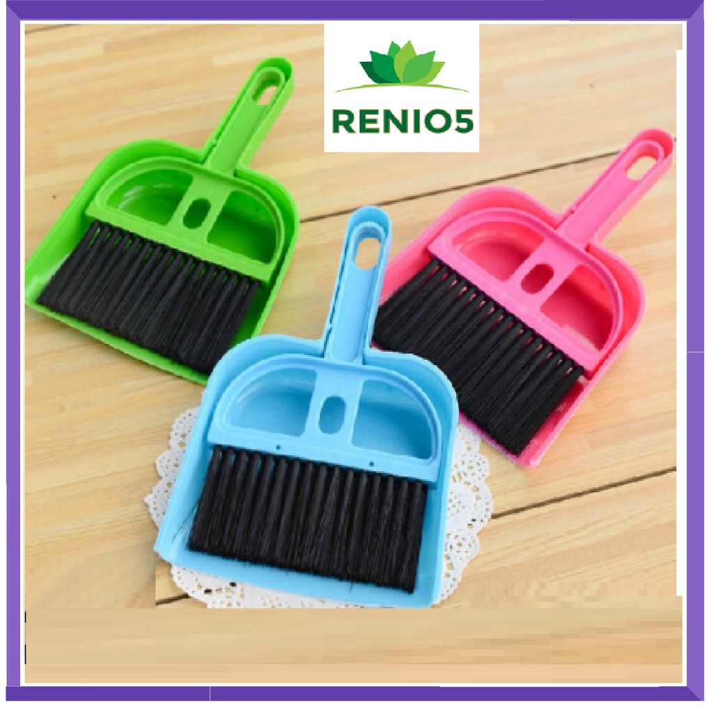 Bộ chổi quét bụi và ki hốt rác mini | Shopee Việt Nam