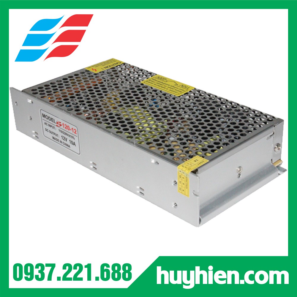 Nguồn Tổ Ong 12V10A (120W) trong nhà, nguồn xung 12V 10A (120W ...