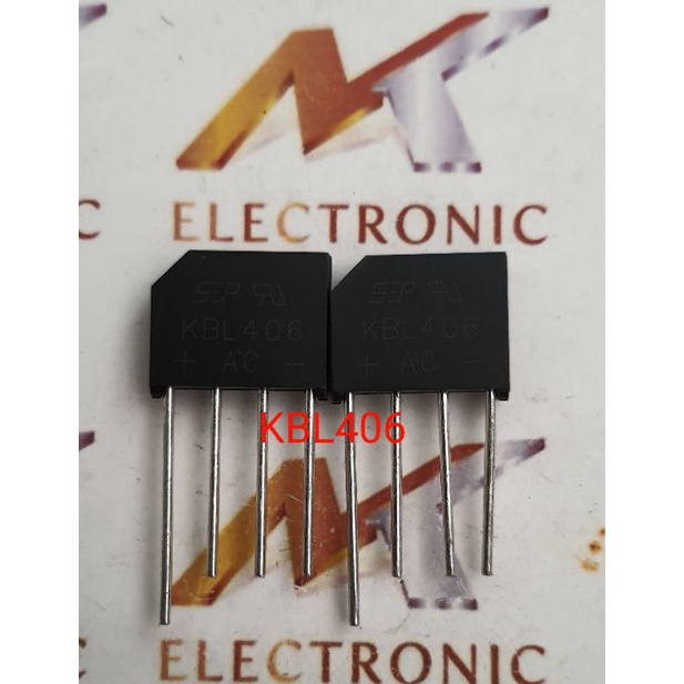 Diode Cầu- Chỉnh Lưu Cầu KBL406 406 600V 4A Mới 100% | Shopee Việt Nam