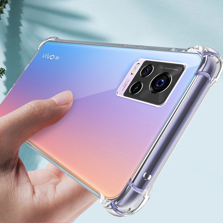Ốp điện thoại trong suốt chống sốc thời trang cho VIVO V40E V40 lite V30 V30E V29 V27 V27E V25 V25E V23E V21 V70 X60 X50 V20 V17 V1 Pro V1 Pro V19 Neo 5G 4G 2023 2024