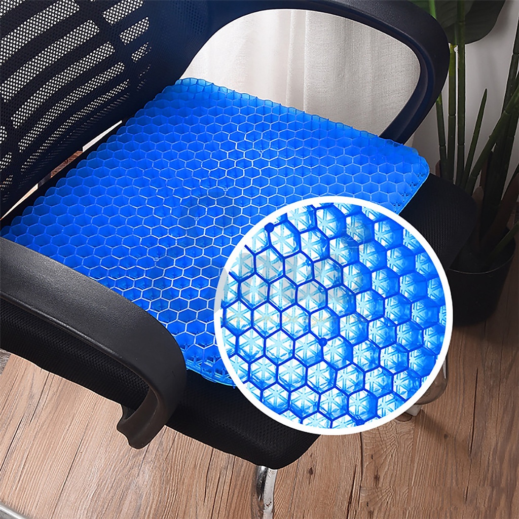 Mô tả Đệm Ngồi 3D Silicone 2 Lớp 1kg Tổ Ong Lót Ghế Thoáng Khí Chống Đau Mỏi Lưng Kèm Túi Đựng Bọc Ngoài Chính Hãng Amalife - 3