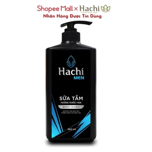 Sữa tắm nam hương nước hoa BODY WASH Hachi Men khử mùi làm sạch sâu 650ml
