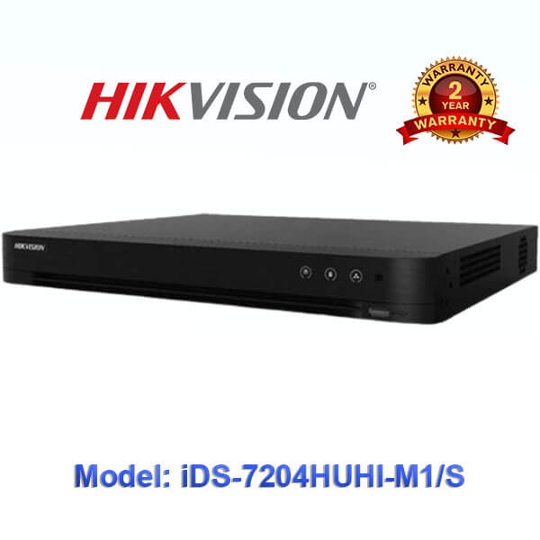 Đầu Ghi Hình Hybrid TVI-IP 4 Kênh TURBO ACUSENSE HIKVISION IDS-7204HUHI ...