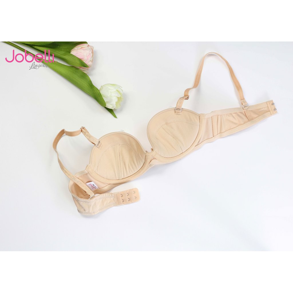 Ảnh Áo lót nữ trơn, cúp ngang nửa ngực, mút mỏng Jobelli A2322 3