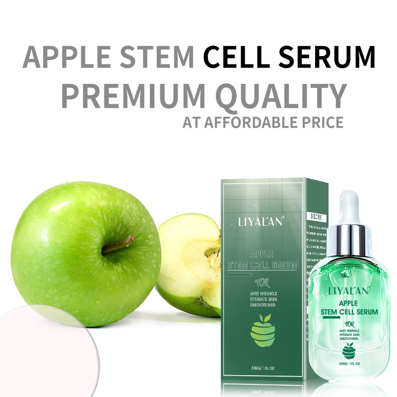 Ảnh Serum Tế Bào Gốc Táo LIYAL'AN Thuần Hữu Cơ Dưỡng Ẩm Chống Nhăn Chất Lượng Cao (30ml) 2