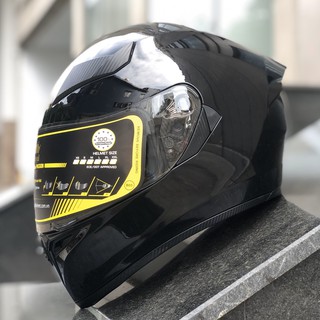 Mũ bảo hiểm fullface Royal M138b đen bóng 1 kính che mặt, size M L XL, Nam Nữ đi xe máy, Chính Hãng