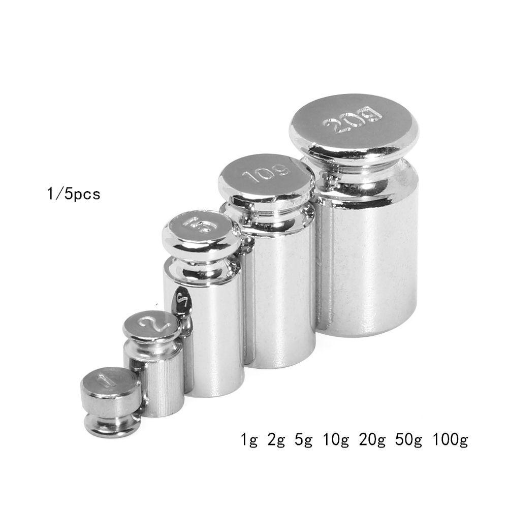NKSFX 1 / 5 Bộ Trọng Lượng Cân Cho Dụng Cụ Gia Đình Đo Trọng Lượng Công Cụ Hiệu Chỉnh Mạ Chrome