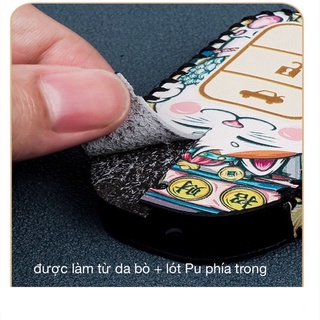 ( Nhiều mẫu) Bao Da Chìa Khóa Smartkey Yamaha NVX, Janus, Nozza Grande, FreeGo, Latte