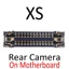 2 Chiếc Phía Sau Camera Sau FPC Kết Nối Tương Thích Cho IP X XR XS Max Trên Bo Mạch Chủ Cáp Mềm Thay Thế Các Bộ Phận
