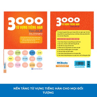 Sách - 3000 Từ Vựng Tiếng Hàn Theo Chủ Đề