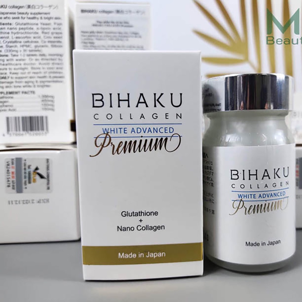 Vin Ung B Sung Collagen, Trng Da, M Nm Bihaku Collagen Nhp Khu  Nht Bn | Shopee Vit Nam