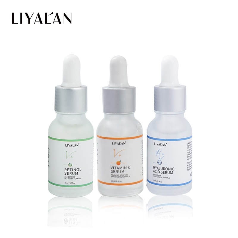 Ảnh Serum LIYALAN axit hyaluronic vitamin C retinol dưỡng ẩm làm trắng chống lão hóa (15mlx3) 1