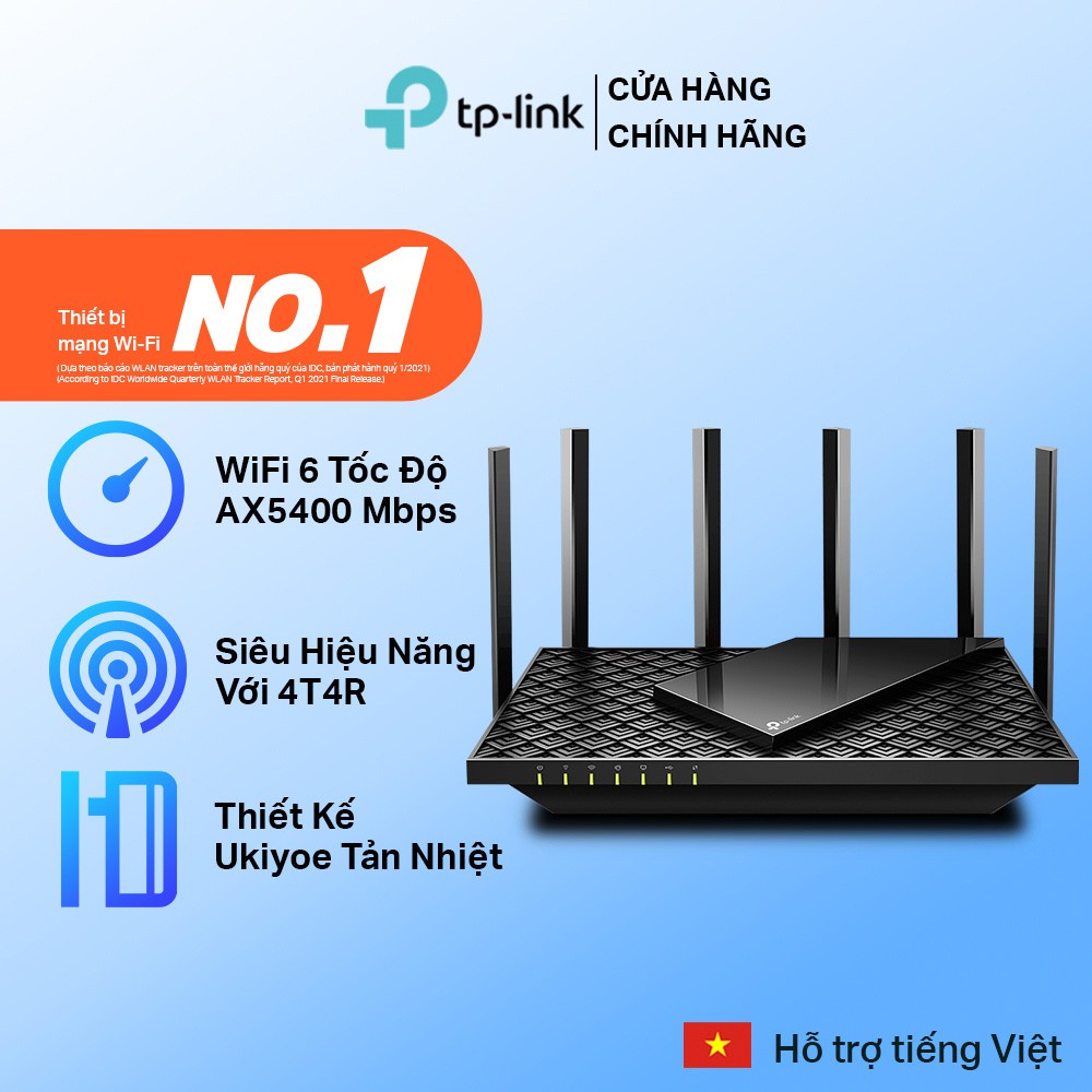 Bộ Phát Wifi TP-Link Archer AX72 / AX73 Wifi 6 Gigabit Băng Tần Kép AX5400
