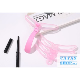 Khung kẻ chân mày cầm tay, Dụng cụ trang điểm bộ 4 hoặc 8 kiểu dáng siêu xinh, Khuôn kẻ định hình lông mày-CMCamTay