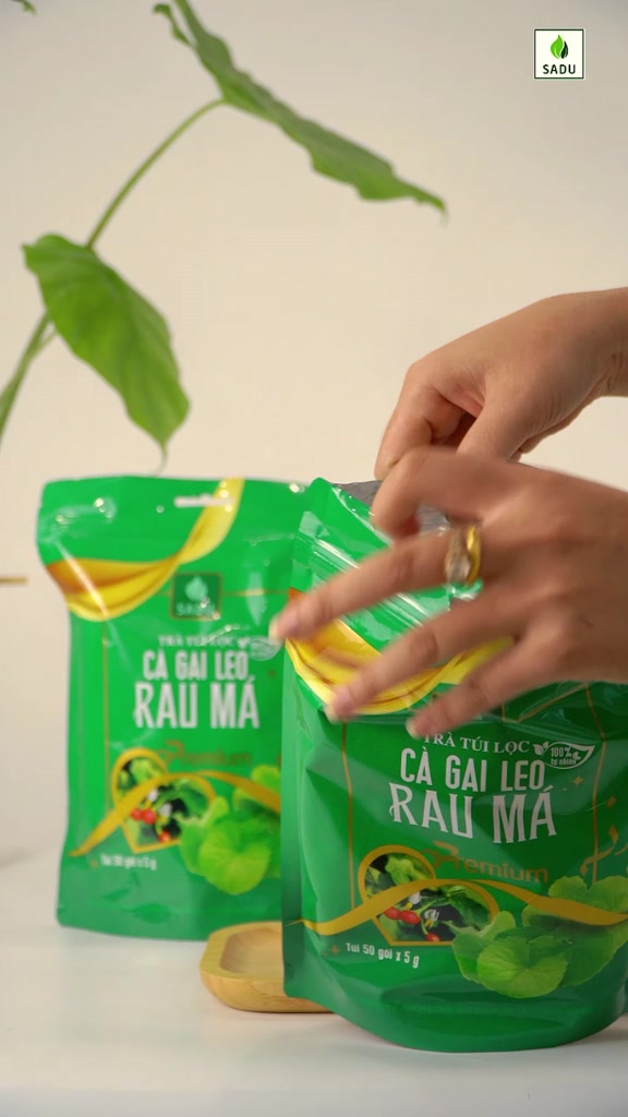 Trà cà gai leo rau má túi lọc Sadu thanh nhiệt cơ thể thải độc mát gan ...