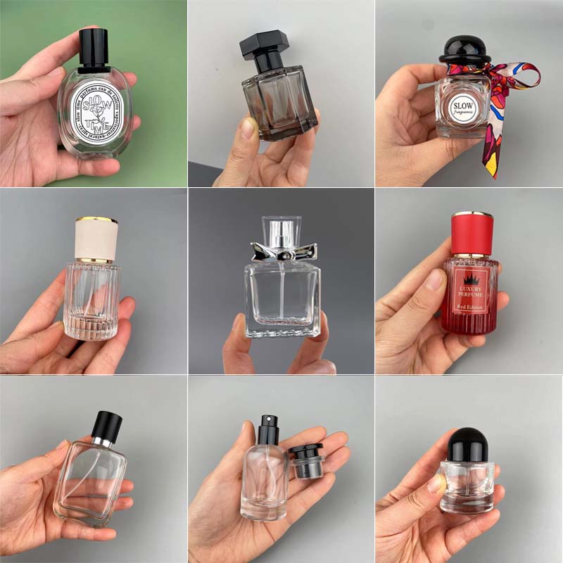 Lọ Thủy Tinh Rỗng Đựng Nước Hoa Dạng Nhấn 28 Mẫu 30ml Cao Cấp Dành Cho ...