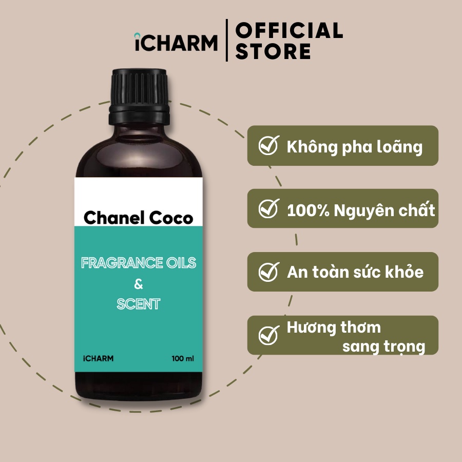 Tinh dầu nước hoa thơm phòng Chanel Coco 73c 50ml, 100ml - iCHARM ...