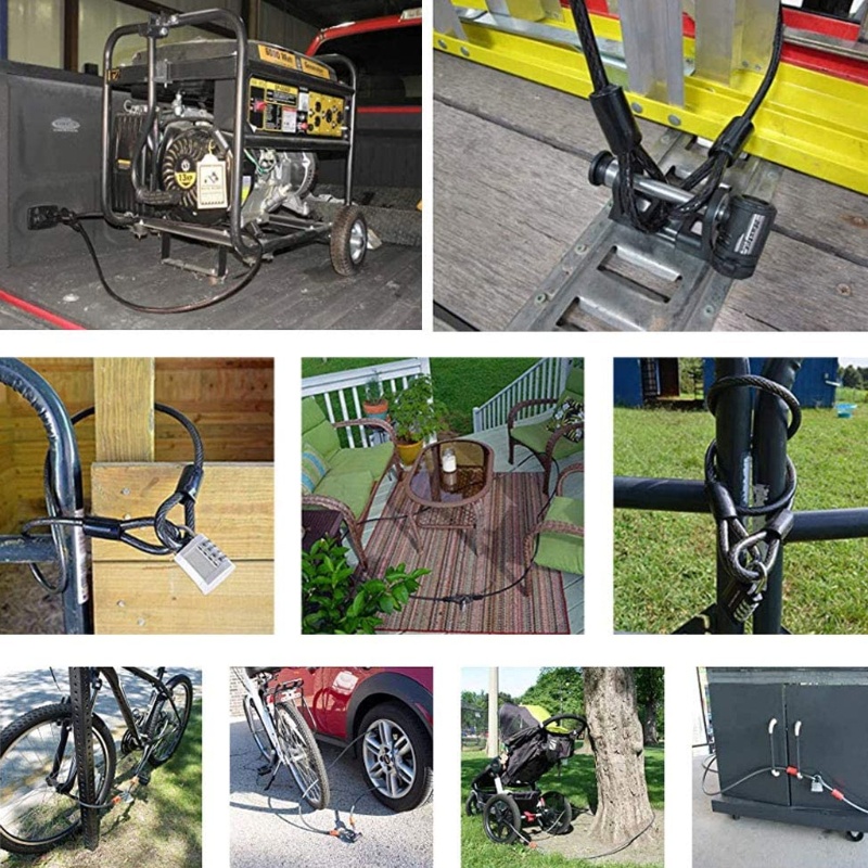 bicycles Lock Cable Road bicycles Anti-theft Security Steel Wire Rope