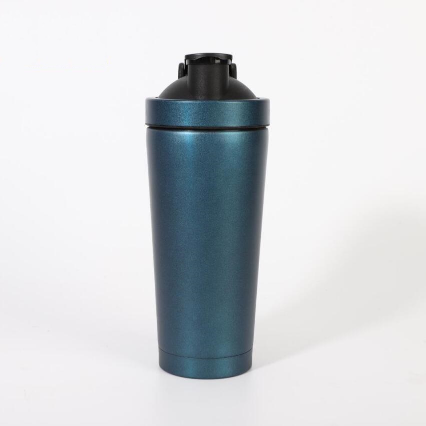 Ảnh Bình Lắc Đựng Nước Shaker Inox 800ml Giữ Nhiệt, Tập Gym Thể Thao Chính Hãng Amalife Kèm Bóng Lò Xo Lắc 3