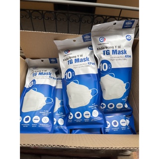 HOT Thùng 300 CHIẾC KHẨU TRANG YTẾ KHÁNG KHUẨN 4D TG MASK KF94 - facemark hight quality