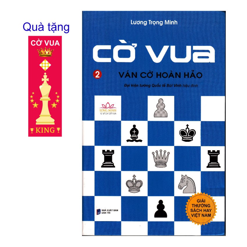 Ảnh Sách-Combo 2 cuốn CỜ VUA, VÁN CỜ HOÀN HẢO (Tập 2), CHIẾN THUẬT: KỸ THUẬT TÁC CHIẾN (tập 3), tặng bookmark và Sổ ghi chép 2