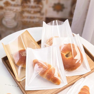 Set 100 Túi Giấy Kraft Đựng Bánh Mì Sandwich Chống Dầu Mỡ