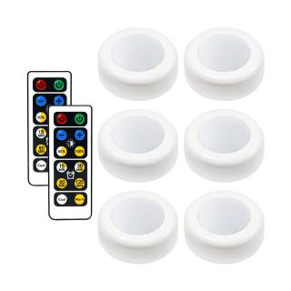 Dưới Đèn Tủ Cảm Biến Cảm Ứng Có Thể Điều Chỉnh Độ Sáng Không Dây Đèn Ngủ LED Dưới Tủ Chiếu Sáng Pin Nguồn Điều Khiển Từ Xa Thích Hợp Cho Nhà Bếp Cầu Thang