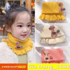 Khăn len ống quàng cổ họa tiết hươu cho bé 2-15 tuổi( Tuyển )