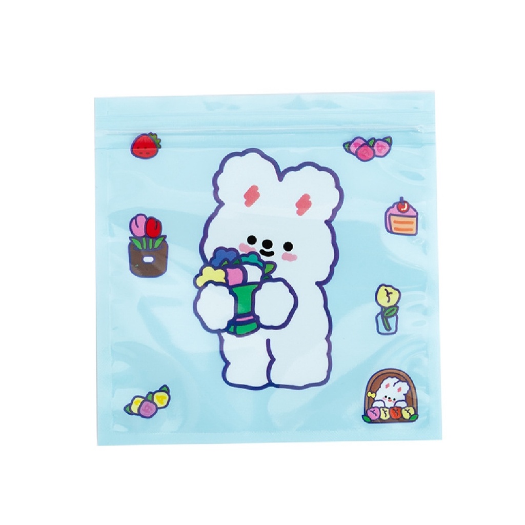 Túi zip đựng quà, bánh kẹo, đồ nhỏ mini, sticker, kẹp tóc dễ thương ...