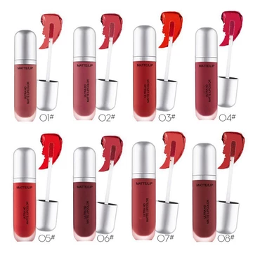 tuan077 Son kem lì dưỡng ẩm kháng nước nhãn hiệu NOVO Son kem lì Novo Big Ultra HD Matte Lip bền màu chống trôi t