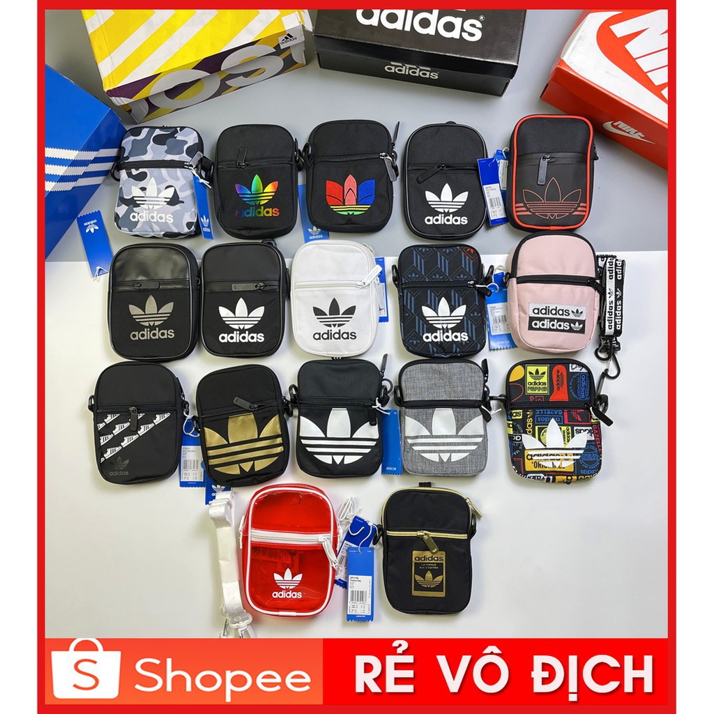 adidas originals mini tape crossbody bag