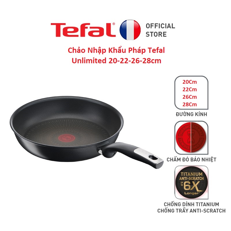 Tefal Unlimited 26cm braadpan G2550502