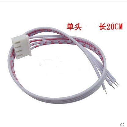 Cáp phẳng trắng đỏ XH Đầu đơn XH2.54 Phích cắm khác Chiều dài hàn 20cm 2 / 3 / 4 / 5 / 6-10P Cáp phẳng / 10CM / 20cm
