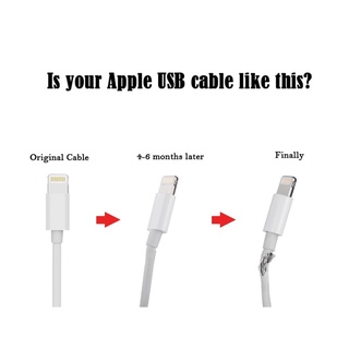 5 Chiếc Cho iPhone 16 15 14 Plus 13 12 Mini 11 Pro Max 6 6S 7 8 Plus X XR XS Max Cáp Cho iPhone Bảo Vệ Cáp USB Dây Tổ Chức Cuộn Dây Co Nhiệt Ống Tay