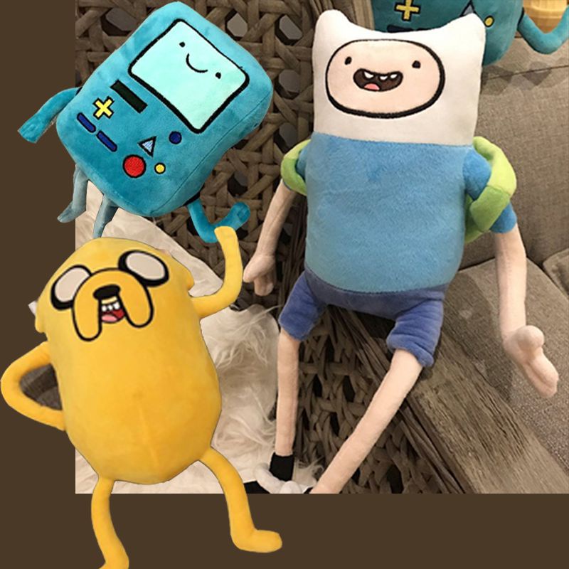 Đồ chơi nhồi bông Hình Finn Và Jake Dễ Thương Cho Bé