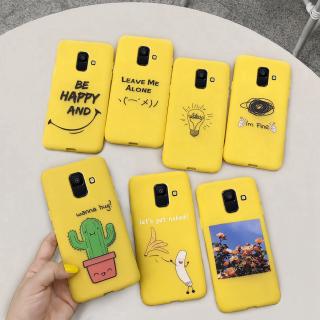 Ốp điện thoại silicon mềm nhiều họa tiết đẹp cho Samsung Galaxy A6 2018 A600 5.6 inch