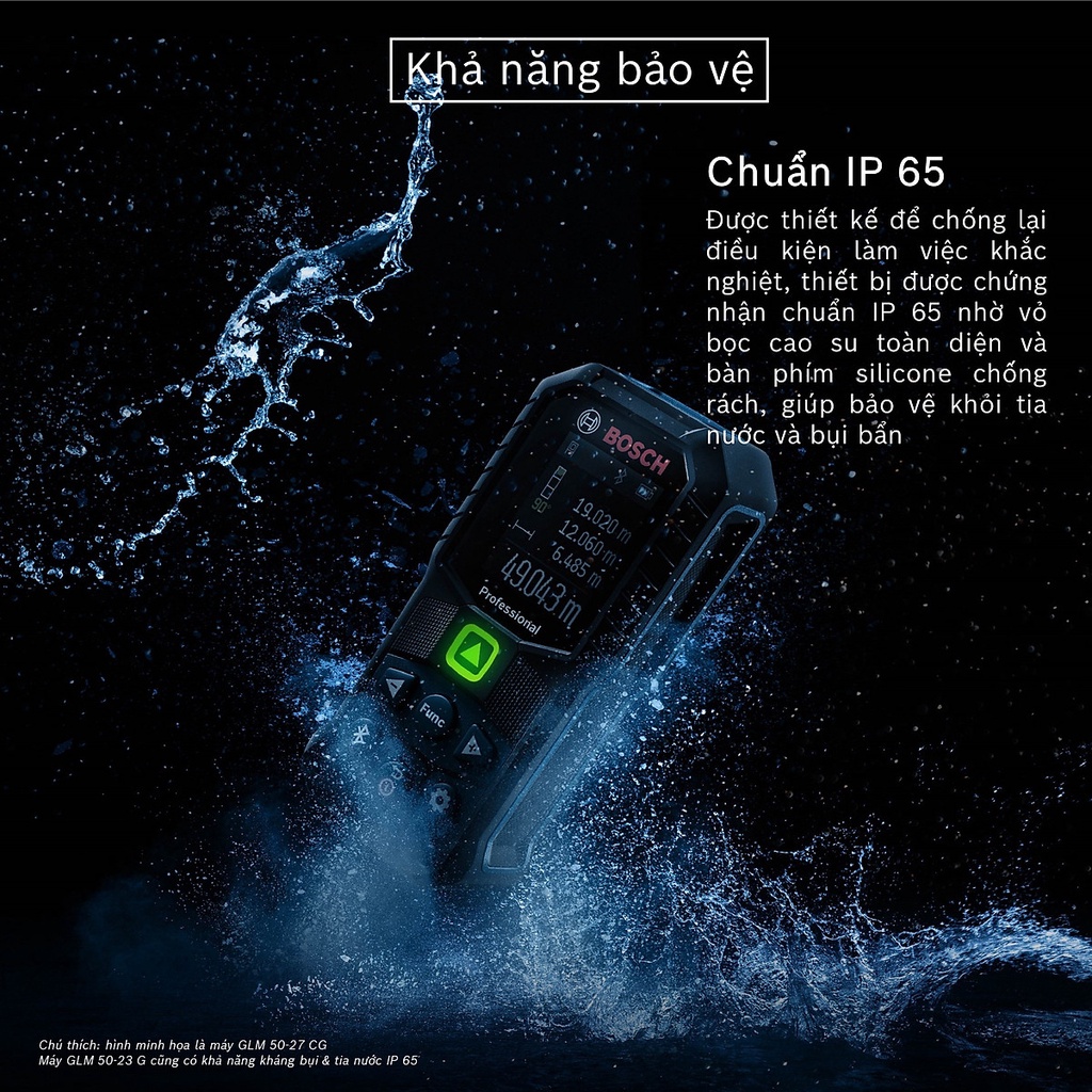 Máy đo khoảng cách Laser tia Xanh Bosch GLM 50-23 G